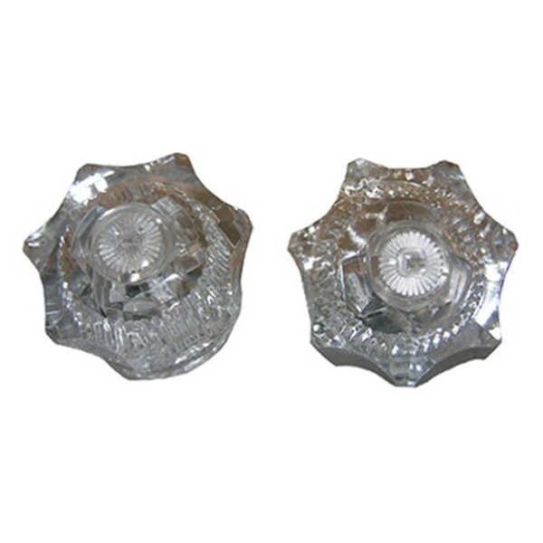 Made-To-Order HC-72 Pair Fit All Hot And Cold Faucet Handle; Clear MA878708 - main